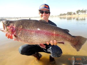 Patrick Sullivan of Tustin caught a 14 pound 8 ounce trout