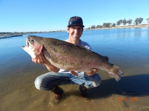 Patrick Sullivan of Tustin is back again - this time with a 15 pound 3 ounce trout