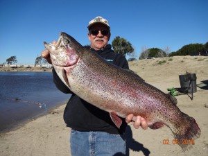 Russ Car of Canyon Lake caught a 19 pound 4 ounce trout